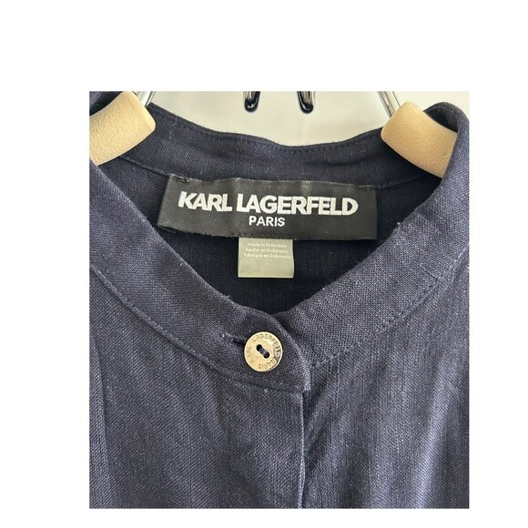 Karl Lagerfeld Navy Blue Dress XS - Picture 4 of 9